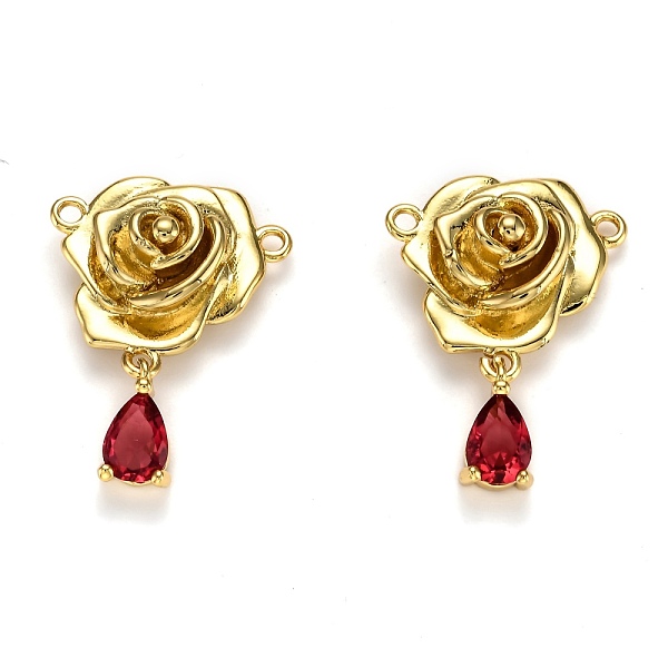PandaHall Brass Micro Pave Cubic Zirconia Pendants, Long-Lasting Plated, Flower, Real 18K Gold Plated, 25x18.5x7mm, Hole: 1.5mm Brass+Cubic..., Red
PandaHall Brass Micro Pave Cubic Zirconia Pendants, Long-Lasting Plated, Flower, Real 18K Gold Plated, 25x18.5x7mm, Hole: 1.5mm Brass+Cubic..., Red