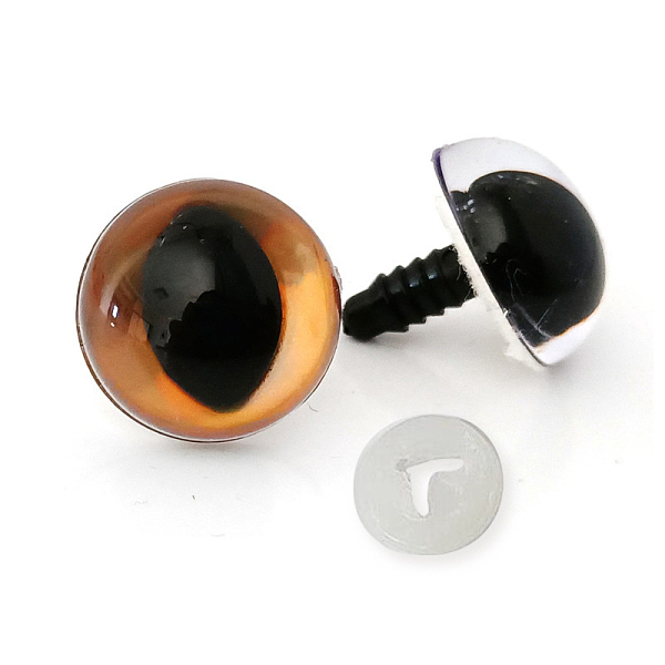 PandaHall ABS Plastic Safety Craft Eye, for DIY Doll Toys Puppet Plush Animal Making, Sandy Brown, 15mm Plastic Half Round
PandaHall ABS Plastic Safety Craft Eye, for DIY Doll Toys Puppet Plush Animal Making, Sandy Brown, 15mm Plastic Half Round