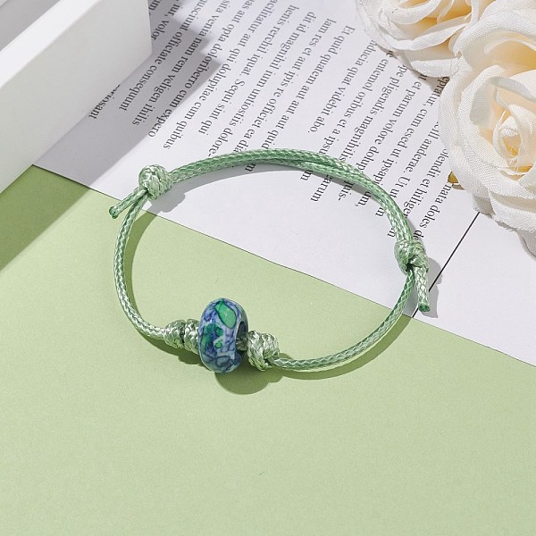 PandaHall Natural Ocean White Jade(Dyed) Rondelle Beaded Cord Bracelet, Gemstone Adjustable Bracelet for Women, Yellow Green, Inner Diameter...
PandaHall Natural Ocean White Jade(Dyed) Rondelle Beaded Cord Bracelet, Gemstone Adjustable Bracelet for Women, Yellow Green, Inner Diameter...