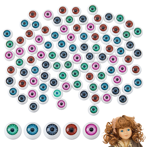 PandaHall DICOSMETIC 100Pcs 5 Colors Half Round Eyes Plastic Doll Making Eyes Hollow Back Acrylic Craft Eyes for DIY Doll Making Repair..., Multicolor
PandaHall DICOSMETIC 100Pcs 5 Colors Half Round Eyes Plastic Doll Making Eyes Hollow Back Acrylic Craft Eyes for DIY Doll Making Repair..., Multicolor