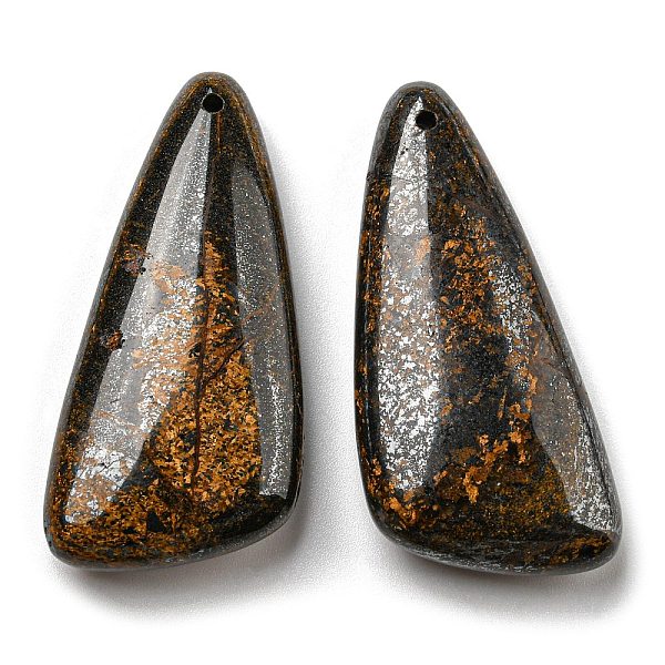 PandaHall Natural Bronzite Pendants, Triangle, 46x21~23x8.5~9mm, Hole: 1.5mm Bronzite Triangle
PandaHall Natural Bronzite Pendants, Triangle, 46x21~23x8.5~9mm, Hole: 1.5mm Bronzite Triangle