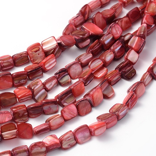 PandaHall Natural Sea Shell Beads, Irregular, Red, 8x5~15mm, Hole: 0.8~1.1mm, 53pcs/strand, 16 inch Other Sea Shell Others Red
PandaHall Natural Sea Shell Beads, Irregular, Red, 8x5~15mm, Hole: 0.8~1.1mm, 53pcs/strand, 16 inch Other Sea Shell Others Red