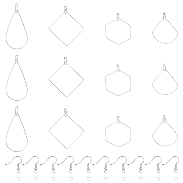 PandaHall Unicraftale DIY Beaded Hoop Earring Making Kits, Including 304 Stainless Steel Hoop Earring Findings, 316 Stainless Steel Earring...
PandaHall Unicraftale DIY Beaded Hoop Earring Making Kits, Including 304 Stainless Steel Hoop Earring Findings, 316 Stainless Steel Earring...