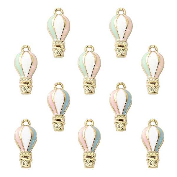PandaHall Alloy Enamel Pendants, Light Gold, Cadmium Free & Nickel Free & Lead Free, Hot Air Balloon, Light Sky Blue, 23x10x3mm, Hole: 1.8mm...
PandaHall Alloy Enamel Pendants, Light Gold, Cadmium Free & Nickel Free & Lead Free, Hot Air Balloon, Light Sky Blue, 23x10x3mm, Hole: 1.8mm...
