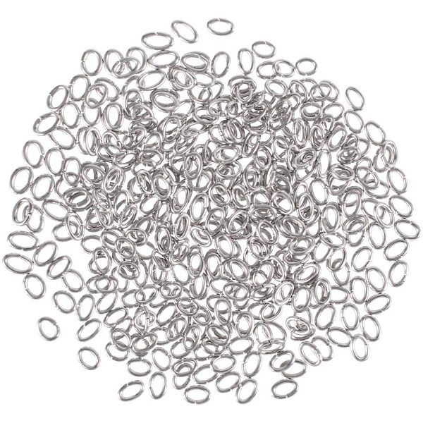 PandaHall 400pcs Stainless Steel Open Rings 4x6mm Oval Jump Rings Jewelry Findings for Earring Bracelet Necklace DIY 304 Stainless Steel
PandaHall 400pcs Stainless Steel Open Rings 4x6mm Oval Jump Rings Jewelry Findings for Earring Bracelet Necklace DIY 304 Stainless Steel