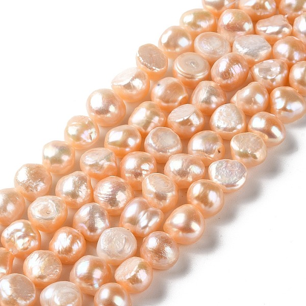 PandaHall Natural Cultured Freshwater Pearl Beads Strands, Two Sides Polished, Grade 3A+, PeachPuff, 11~12x10~11x7~9mm, Hole: 0.7mm, about..., Brown
PandaHall Natural Cultured Freshwater Pearl Beads Strands, Two Sides Polished, Grade 3A+, PeachPuff, 11~12x10~11x7~9mm, Hole: 0.7mm, about..., Brown