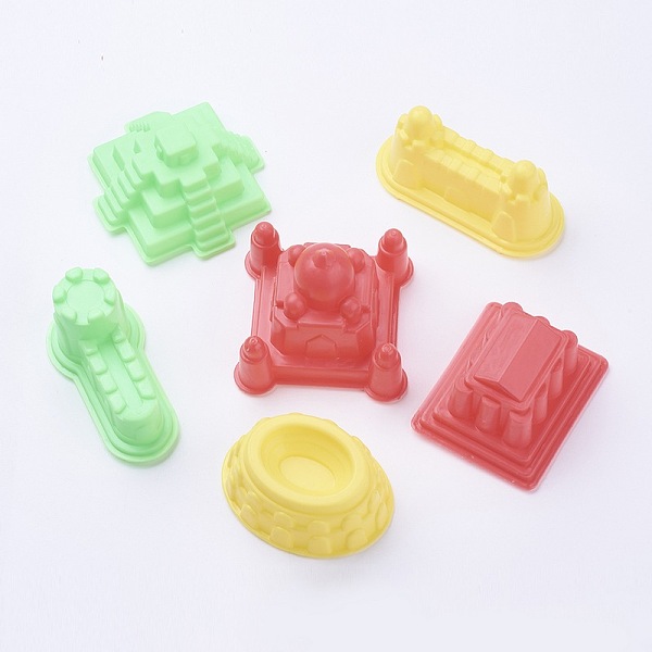 PandaHall DIY Children Toys Sets, Clay Mold Tool Kits, Plasticine Educational Funny Toy, Mixed Color, 39~79x56~92x32~66mm, 6pcs/set Plastic..., Multicolor
PandaHall DIY Children Toys Sets, Clay Mold Tool Kits, Plasticine Educational Funny Toy, Mixed Color, 39~79x56~92x32~66mm, 6pcs/set Plastic..., Multicolor