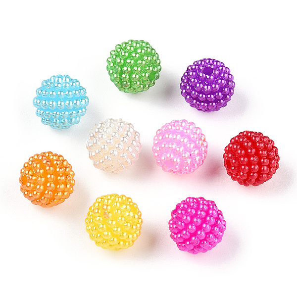 PandaHall ABS Plastic Beads, Round, Waxberry Shape, Mixed Color, 10x9.5mm, Hole: 1.6mm ABS Plastic Round Multicolor
PandaHall ABS Plastic Beads, Round, Waxberry Shape, Mixed Color, 10x9.5mm, Hole: 1.6mm ABS Plastic Round Multicolor