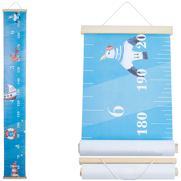 PandaHall CREATCABIN Ocean Growth Chart Canvas Height Measurement Chart Ruler Wood Frame Hanging Removable Cartoon Lighthouse Ship Wall..., Blue
PandaHall CREATCABIN Ocean Growth Chart Canvas Height Measurement Chart Ruler Wood Frame Hanging Removable Cartoon Lighthouse Ship Wall..., Blue