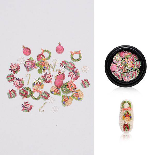 PandaHall Paper Cabochons for Christmas, Nail Art Decorations, Mixed Shapes, Christmas Wreath, 3~8x2~6x0.1mm, about 50pcs/box Paper..., Multicolor
PandaHall Paper Cabochons for Christmas, Nail Art Decorations, Mixed Shapes, Christmas Wreath, 3~8x2~6x0.1mm, about 50pcs/box Paper..., Multicolor