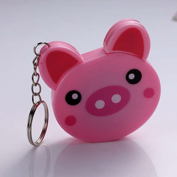 PandaHall Pig Plastic Tape Measure Keychain, Soft Retractable Sewing Tape Measure, for Body, Sewing, Tailor, Cloth, Hot Pink, 11.5x5.7x1.4cm...
PandaHall Pig Plastic Tape Measure Keychain, Soft Retractable Sewing Tape Measure, for Body, Sewing, Tailor, Cloth, Hot Pink, 11.5x5.7x1.4cm...