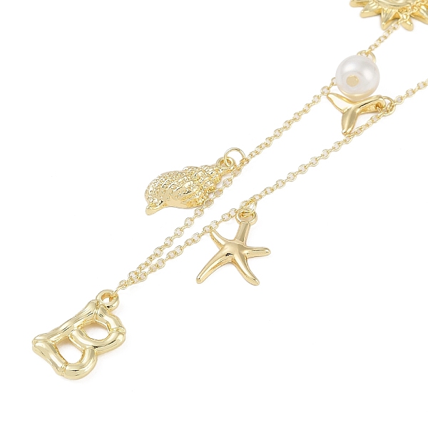 PandaHall Bohemian Summer Beach Style 18K Gold Plated Shell Shape Initial Pendant Necklaces Brass
PandaHall Bohemian Summer Beach Style 18K Gold Plated Shell Shape Initial Pendant Necklaces Brass
