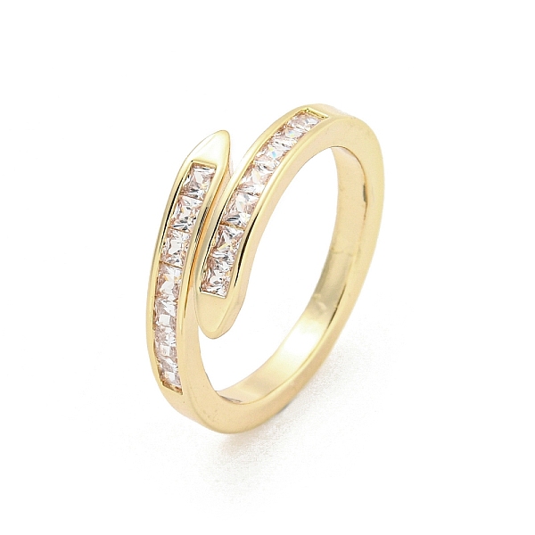 PandaHall Brass Micro Pave Cubic Zirconia Cuff Rings, Open Rings for Women, Long-Lasting Plated, Golden, 2.5mm Brass+Cubic Zirconia
PandaHall Brass Micro Pave Cubic Zirconia Cuff Rings, Open Rings for Women, Long-Lasting Plated, Golden, 2.5mm Brass+Cubic Zirconia