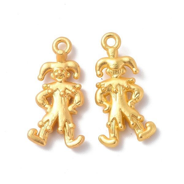 PandaHall Rack Plating Alloy Pendants, Cadmium Free & Lead Free & Nickle Free, Clown Charm, Matte Gold Color, 24x12x4.5mm, Hole: 1.8mm Alloy...
PandaHall Rack Plating Alloy Pendants, Cadmium Free & Lead Free & Nickle Free, Clown Charm, Matte Gold Color, 24x12x4.5mm, Hole: 1.8mm Alloy...