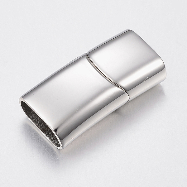 PandaHall Smooth Surface 304 Stainless Steel Magnetic Clasps with Glue-in Ends, Rectangle, Stainless Steel Color, 15x29x8mm, Hole: 6x13mm...
PandaHall Smooth Surface 304 Stainless Steel Magnetic Clasps with Glue-in Ends, Rectangle, Stainless Steel Color, 15x29x8mm, Hole: 6x13mm...