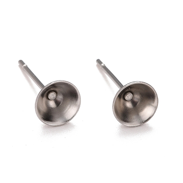 PandaHall 304 Stainless Steel Post Stud Earring Settings, for Pointed Back Chaton Rhinestone, Stainless Steel Color, 6mm, Pin: 0.7mm 304...
PandaHall 304 Stainless Steel Post Stud Earring Settings, for Pointed Back Chaton Rhinestone, Stainless Steel Color, 6mm, Pin: 0.7mm 304...
