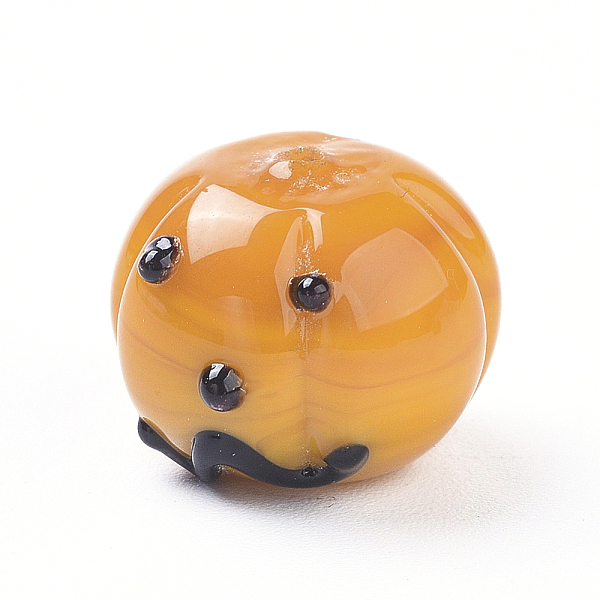 PandaHall Autumn Theme Handmade Lampwork Beads, Cartoon Pumpkin, Dark Orange, 11.5x15x14.5mm, Hole: 1.5mm Lampwork Pumpkin
PandaHall Autumn Theme Handmade Lampwork Beads, Cartoon Pumpkin, Dark Orange, 11.5x15x14.5mm, Hole: 1.5mm Lampwork Pumpkin
