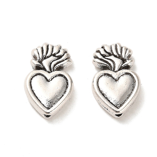PandaHall Tibetan Style Alloy Beads, Cadmium Free & Lead Free, Heart, Antique Silver, 15x10x3.5mm, Hole: 1.2mm, about 537pcs/1000g Alloy...
PandaHall Tibetan Style Alloy Beads, Cadmium Free & Lead Free, Heart, Antique Silver, 15x10x3.5mm, Hole: 1.2mm, about 537pcs/1000g Alloy...