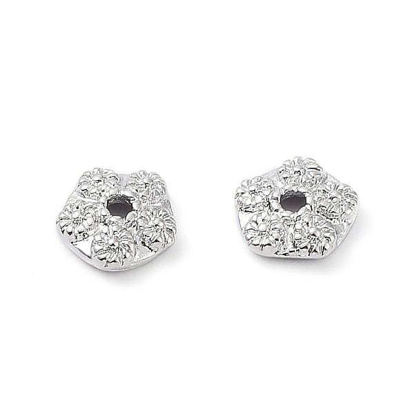 PandaHall Rack Plating Brass Bead Cap, 5-Petal Flower, Real Platinum Plated, 7.5x8x2.3mm, Hole: 1.4mm Brass
PandaHall Rack Plating Brass Bead Cap, 5-Petal Flower, Real Platinum Plated, 7.5x8x2.3mm, Hole: 1.4mm Brass