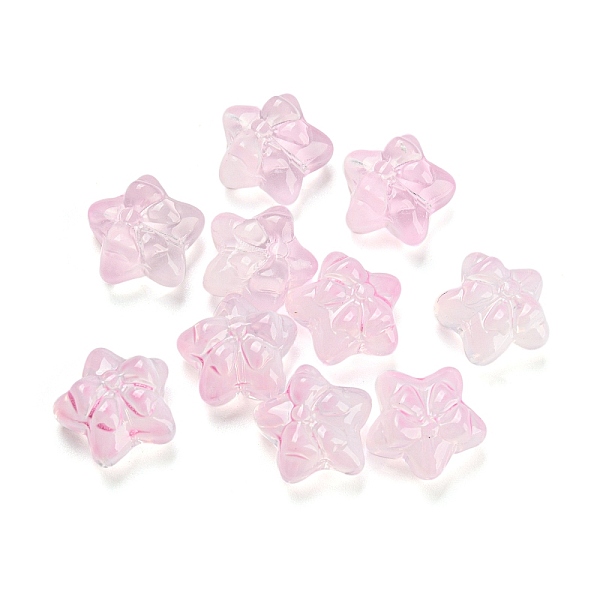 PandaHall Transparent Glass Beads, Star with Bowknot, Pink, 13.5~14x14.5x7~8mm, Hole: 1.2mm Glass Star Pink
PandaHall Transparent Glass Beads, Star with Bowknot, Pink, 13.5~14x14.5x7~8mm, Hole: 1.2mm Glass Star Pink