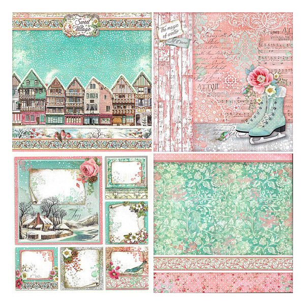 PandaHall 17 Sheets Winter Theme Scrapbook Paper Pads, for DIY Album Scrapbook, Greeting Card, Background Paper, Colorful, 200x200mm Paper...
PandaHall 17 Sheets Winter Theme Scrapbook Paper Pads, for DIY Album Scrapbook, Greeting Card, Background Paper, Colorful, 200x200mm Paper...