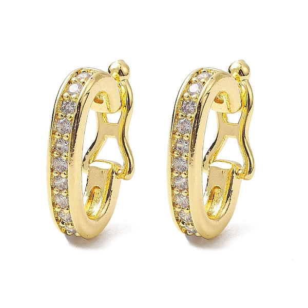 PandaHall Brass Micro Pave Clear Cubic Zirconia Twister Clasps, Real 18K Gold Plated, 14.5x10x3mm, Inner Diameter: 10.8x6mm Brass+Cubic...
PandaHall Brass Micro Pave Clear Cubic Zirconia Twister Clasps, Real 18K Gold Plated, 14.5x10x3mm, Inner Diameter: 10.8x6mm Brass+Cubic...
