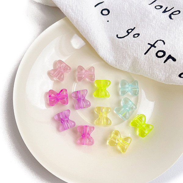 PandaHall Transparent Acrylic European Beads, Bowknot, Mixed Color, 13.7x15mm, Hole: 4.5mm, 500pcs/500g Acrylic Bowknot Multicolor
PandaHall Transparent Acrylic European Beads, Bowknot, Mixed Color, 13.7x15mm, Hole: 4.5mm, 500pcs/500g Acrylic Bowknot Multicolor
