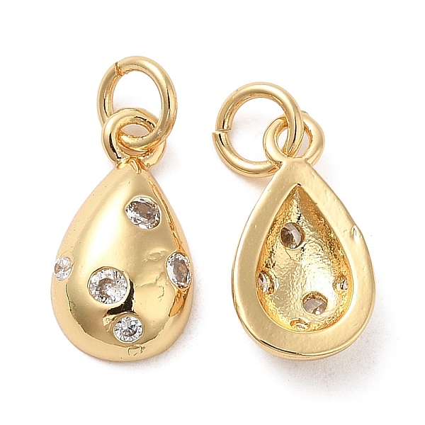 PandaHall Rack Plating Brass Micro Pave Clear Cubic Zirconia Charms, with Jump Ring, Long-Lasting Plated, Cadmium Free & Lead Free, Teardrop...
PandaHall Rack Plating Brass Micro Pave Clear Cubic Zirconia Charms, with Jump Ring, Long-Lasting Plated, Cadmium Free & Lead Free, Teardrop...