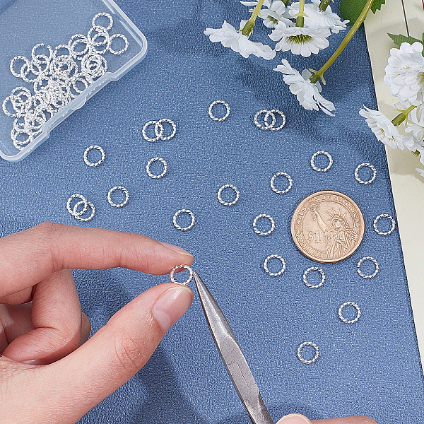 PandaHall UNICRAFTALE about 60pcs Metal Jump Rings,Stainless Steel Silver Open Jump Rings and Twisted Design Jewelry Connector Links for...
PandaHall UNICRAFTALE about 60pcs Metal Jump Rings,Stainless Steel Silver Open Jump Rings and Twisted Design Jewelry Connector Links for...