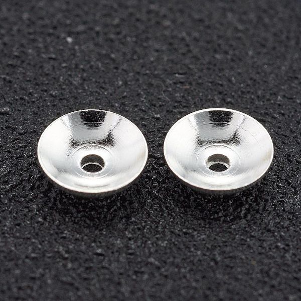 PandaHall Brass Beads Cap, Long-Lasting Plated, Apetalous, 925 Sterling Silver Plated, 4x1.5mm, Hole: 1.2mm Brass
PandaHall Brass Beads Cap, Long-Lasting Plated, Apetalous, 925 Sterling Silver Plated, 4x1.5mm, Hole: 1.2mm Brass