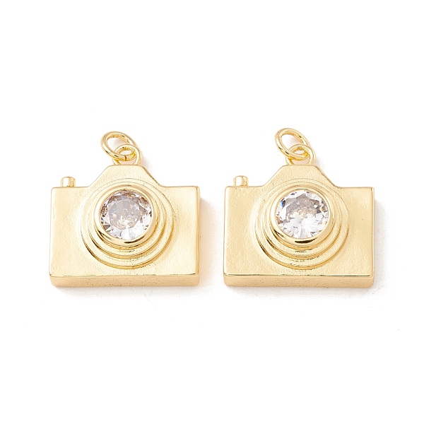 PandaHall Brass Micro Pave Clear Cubic Zirconia Pendants, with Jump Rings, Cadmium Free & Lead Free, Long-Lasting Plated, Camera, Real 18K...
PandaHall Brass Micro Pave Clear Cubic Zirconia Pendants, with Jump Rings, Cadmium Free & Lead Free, Long-Lasting Plated, Camera, Real 18K...