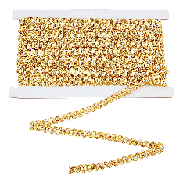 PandaHall Polyester Wavy Ribbons, Curtain Decoration, Costume Accessories, Light Khaki, 3/8~1/2 inch(10~12mm), about 12.58 Yards(11.5m)/Card...
PandaHall Polyester Wavy Ribbons, Curtain Decoration, Costume Accessories, Light Khaki, 3/8~1/2 inch(10~12mm), about 12.58 Yards(11.5m)/Card...
