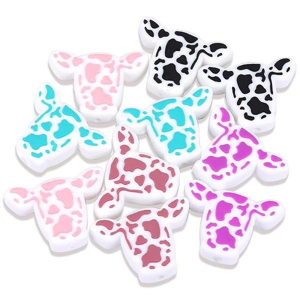 PandaHall 10Pcs 5 Colors Silicone Beads, Chewing Beads For Teethers, DIY Nursing Necklaces Making, Cow Head, Mixed Color, 21.5x29x9mm, Hole..., Multicolor
PandaHall 10Pcs 5 Colors Silicone Beads, Chewing Beads For Teethers, DIY Nursing Necklaces Making, Cow Head, Mixed Color, 21.5x29x9mm, Hole..., Multicolor