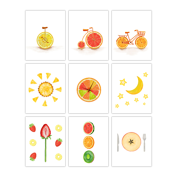PandaHall SUPERDANT Cartoon Fruit Unframed Wall Art Prints Fruit Slice Canvas Art Prints Lemon Apple Orange Colorful Kitchen Canvas Prints...
PandaHall SUPERDANT Cartoon Fruit Unframed Wall Art Prints Fruit Slice Canvas Art Prints Lemon Apple Orange Colorful Kitchen Canvas Prints...