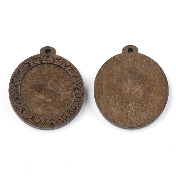 PandaHall Wooden Pendant Cabochon Settings, Pendant Base, Flat Round with Drop, Camel, Tray: 25mm, 39x35x5mm, Hole: 2mm Wood Flat Round..., Brown
PandaHall Wooden Pendant Cabochon Settings, Pendant Base, Flat Round with Drop, Camel, Tray: 25mm, 39x35x5mm, Hole: 2mm Wood Flat Round..., Brown