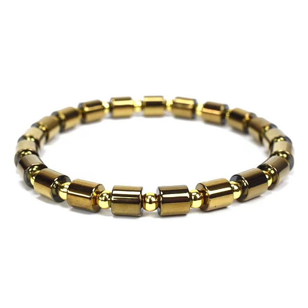 PandaHall Iron & Synthetic Hematite Column Beaded Stretch Bracelet Hematite Column
PandaHall Iron & Synthetic Hematite Column Beaded Stretch Bracelet Hematite Column