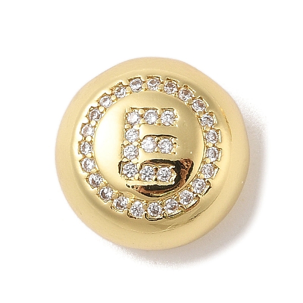 PandaHall Rack Plating Brass & Cubic Zirconia Pendants, Cadmium Free & Lead Free, Long-Lasting Plated, Flat Round with Letter, Letter E..., Clear
PandaHall Rack Plating Brass & Cubic Zirconia Pendants, Cadmium Free & Lead Free, Long-Lasting Plated, Flat Round with Letter, Letter E..., Clear