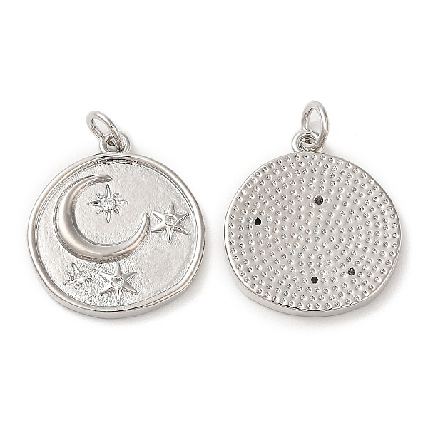 PandaHall Brass Micro Pave Cubic Zirconia Pendants, with Jump Ring, Lead Free & Cadmium Free, Flat Round, Platinum, 20x18x2mm, Hole: 3mm..., Clear
PandaHall Brass Micro Pave Cubic Zirconia Pendants, with Jump Ring, Lead Free & Cadmium Free, Flat Round, Platinum, 20x18x2mm, Hole: 3mm..., Clear