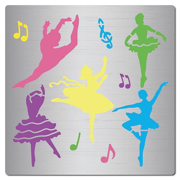 PandaHall GORGECRAFT Metal Stencil People Dancing Early 20th Century Stainless Steel Dance Template Small Stencil for Wood Burning Engraving...
PandaHall GORGECRAFT Metal Stencil People Dancing Early 20th Century Stainless Steel Dance Template Small Stencil for Wood Burning Engraving...