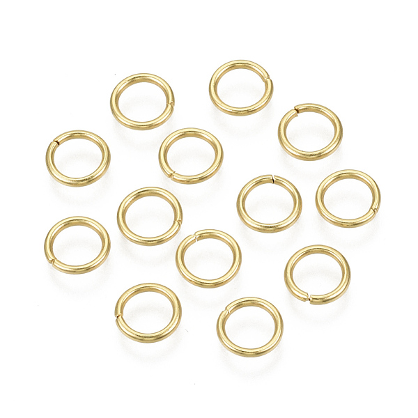 PandaHall 304 Stainless Steel Open Jump Rings, Metal Connectors for DIY Jewelry Crafting and Keychain Accessories, Real 18k Gold Plated, 18...
PandaHall 304 Stainless Steel Open Jump Rings, Metal Connectors for DIY Jewelry Crafting and Keychain Accessories, Real 18k Gold Plated, 18...