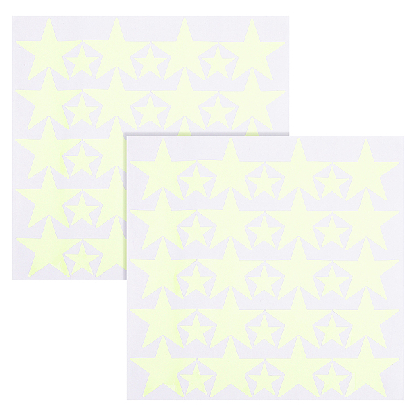 PandaHall Star Fluorescent PVC Wall Stickers, Self-adhesive Glow in the Dark Decals, for Kids' Room Wall Decorations, Green Yellow...
PandaHall Star Fluorescent PVC Wall Stickers, Self-adhesive Glow in the Dark Decals, for Kids' Room Wall Decorations, Green Yellow...