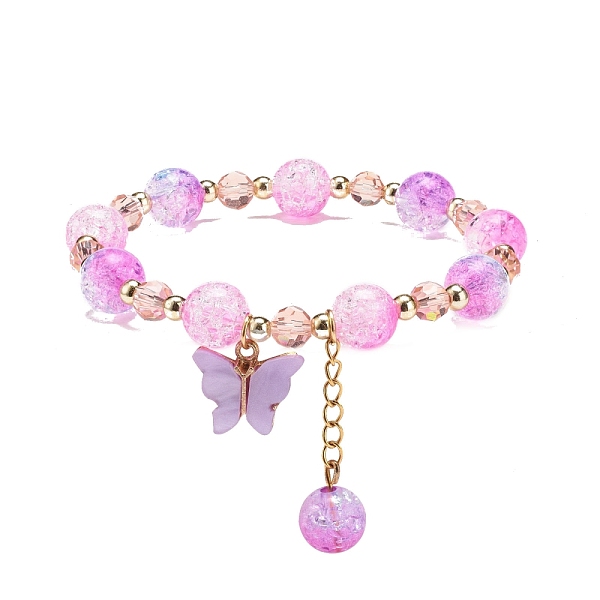 PandaHall Bling Acrylic & Glass Beaded Stretch Bracelet, Alloy BUtterfly & Tassel Charm Bracelet for Women, Deep Pink, Inner Diameter: 2...
PandaHall Bling Acrylic & Glass Beaded Stretch Bracelet, Alloy BUtterfly & Tassel Charm Bracelet for Women, Deep Pink, Inner Diameter: 2...