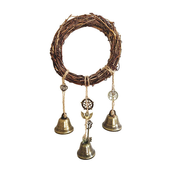 PandaHall Witch Bell Car Protection Witchcraft Wicca Wind Chime, Bamboo & Rattan Doorbell Porch Garden Window Decoration, with Glass Bottle..., Multicolor
PandaHall Witch Bell Car Protection Witchcraft Wicca Wind Chime, Bamboo & Rattan Doorbell Porch Garden Window Decoration, with Glass Bottle..., Multicolor