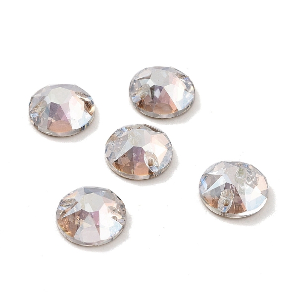PandaHall Flat Round Shape Sew on Rhinestone, K5 Glass Rhinestone, 2-Hole Link, Plated Flat Back, Sewing Craft Decoration, Light Crystal AB..., Clear
PandaHall Flat Round Shape Sew on Rhinestone, K5 Glass Rhinestone, 2-Hole Link, Plated Flat Back, Sewing Craft Decoration, Light Crystal AB..., Clear