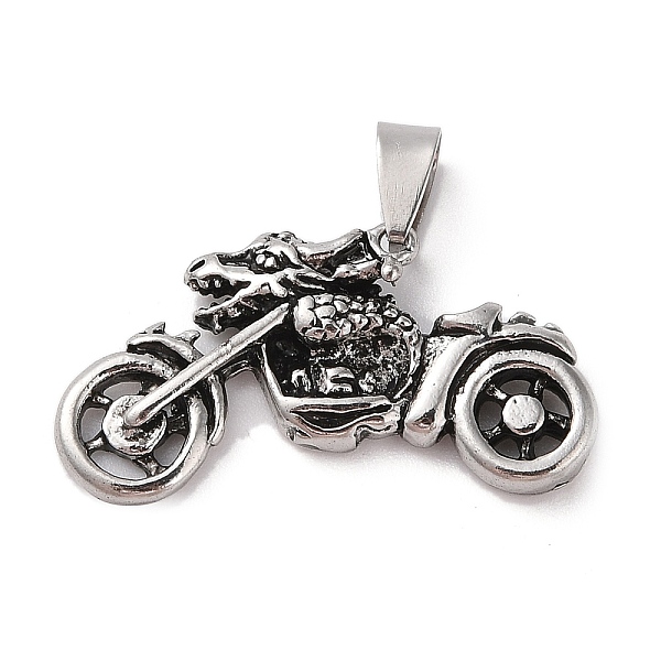 PandaHall Tibetan Style Alloy Pendants, Cadmium Free & Lead Free, Motorbike, Antique Silver, 20x37.5x7.5mm, Hole: 4.5x8mm Alloy Vehicle
PandaHall Tibetan Style Alloy Pendants, Cadmium Free & Lead Free, Motorbike, Antique Silver, 20x37.5x7.5mm, Hole: 4.5x8mm Alloy Vehicle