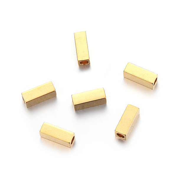 PandaHall 201 Stainless Steel Beads, Rectangle, Golden, 8x3x3mm, Hole: 2mm 201 Stainless Steel Rectangle
PandaHall 201 Stainless Steel Beads, Rectangle, Golden, 8x3x3mm, Hole: 2mm 201 Stainless Steel Rectangle