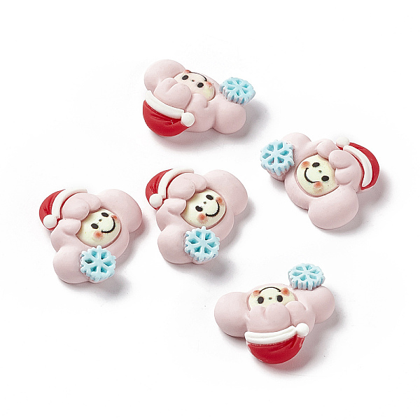 PandaHall Opaque Resin Cabochons, Cloud with Snowflake, Misty Rose, 18x21.5x7.7mm Resin Cloud
PandaHall Opaque Resin Cabochons, Cloud with Snowflake, Misty Rose, 18x21.5x7.7mm Resin Cloud