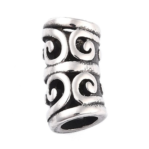 PandaHall 304 Stainless Steel Tube Beads, Curved, Hollow, Antique Silver, 8.5x16x8mm, Hole: 5.2mm 304 Stainless Steel Tube
PandaHall 304 Stainless Steel Tube Beads, Curved, Hollow, Antique Silver, 8.5x16x8mm, Hole: 5.2mm 304 Stainless Steel Tube