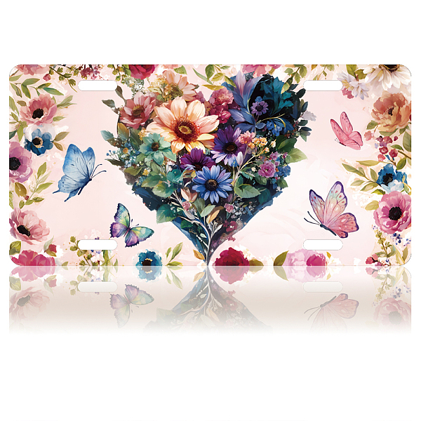 PandaHall Aluminum Alloy Decoration Frame, for Licence Plate, Rectangle, Heart, 150x300x8mm Aluminum Alloy Heart
PandaHall Aluminum Alloy Decoration Frame, for Licence Plate, Rectangle, Heart, 150x300x8mm Aluminum Alloy Heart