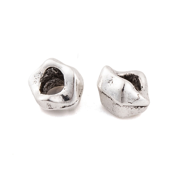PandaHall Antique Silver Alloy Tibetan Beads, Lead Free & Cadmium Free, Hole Beads, Irregular Circle, Antique Silver, 5x4x3mm, Hole: 2mm...
PandaHall Antique Silver Alloy Tibetan Beads, Lead Free & Cadmium Free, Hole Beads, Irregular Circle, Antique Silver, 5x4x3mm, Hole: 2mm...